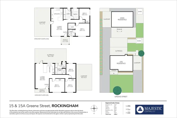 Floorplan of Homely house listing, 15 Greene Street, Rockingham WA 6168