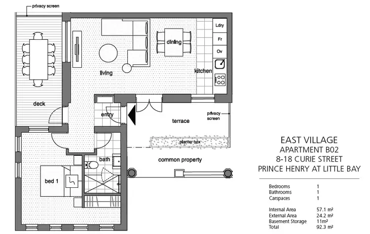 Floorplan of Homely apartment listing, Unit 2/8 Curie St, Little Bay NSW 2036