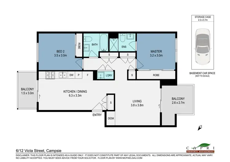 Floorplan of Homely apartment listing, 6/12 Victa Street, Campsie NSW 2194