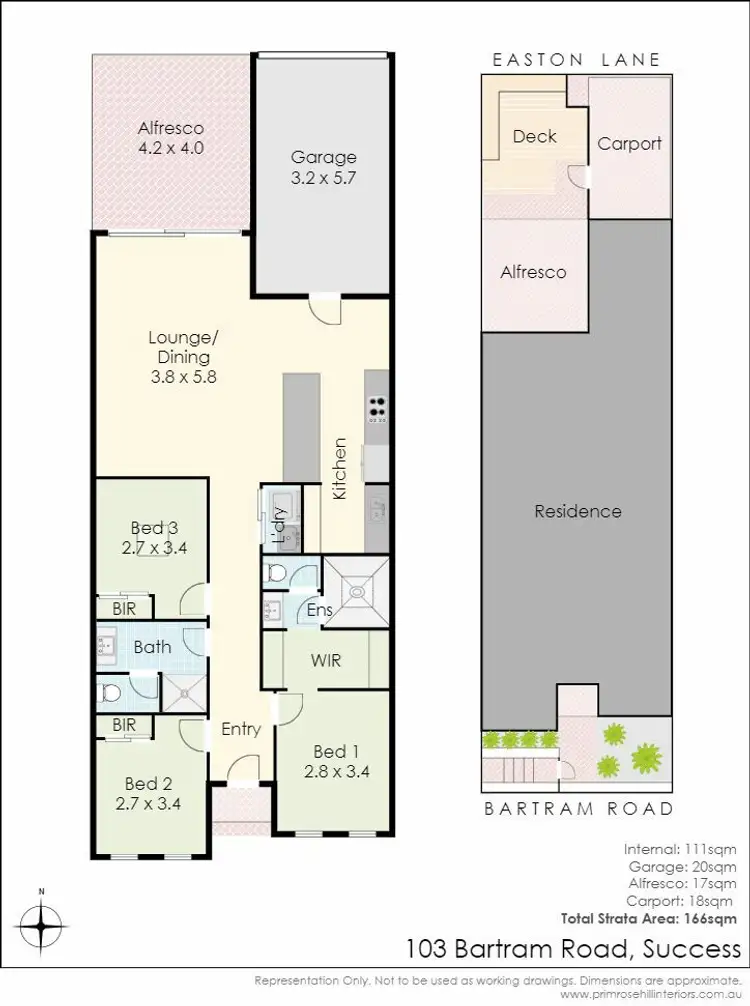Floorplan of Homely house listing, 103 Bartram Rd, Success WA 6164