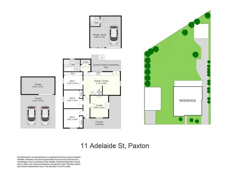 Floorplan of Homely house listing, 11 Adelaide St, Paxton NSW 2325