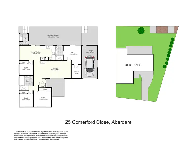 Floorplan of Homely house listing, 25 Comerford Cl, Aberdare NSW 2325
