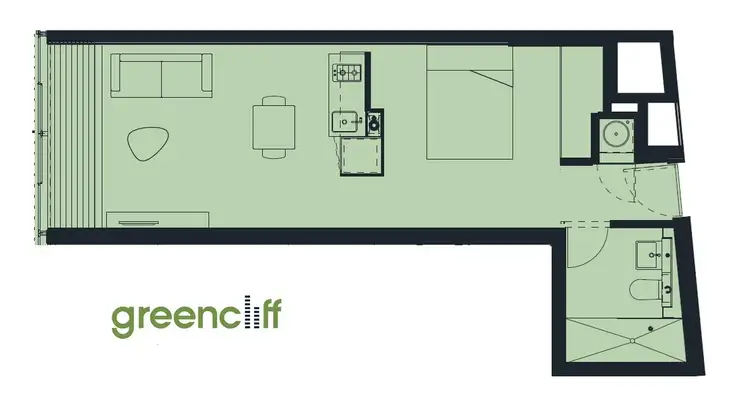 Floorplan of Homely apartment listing, 1301/8 Park Lane, Chippendale NSW 2008