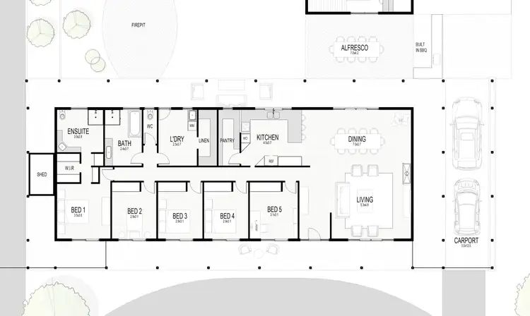 Floorplan of Homely house listing, 6-8 Palm Way, Dundowran Beach QLD 4655