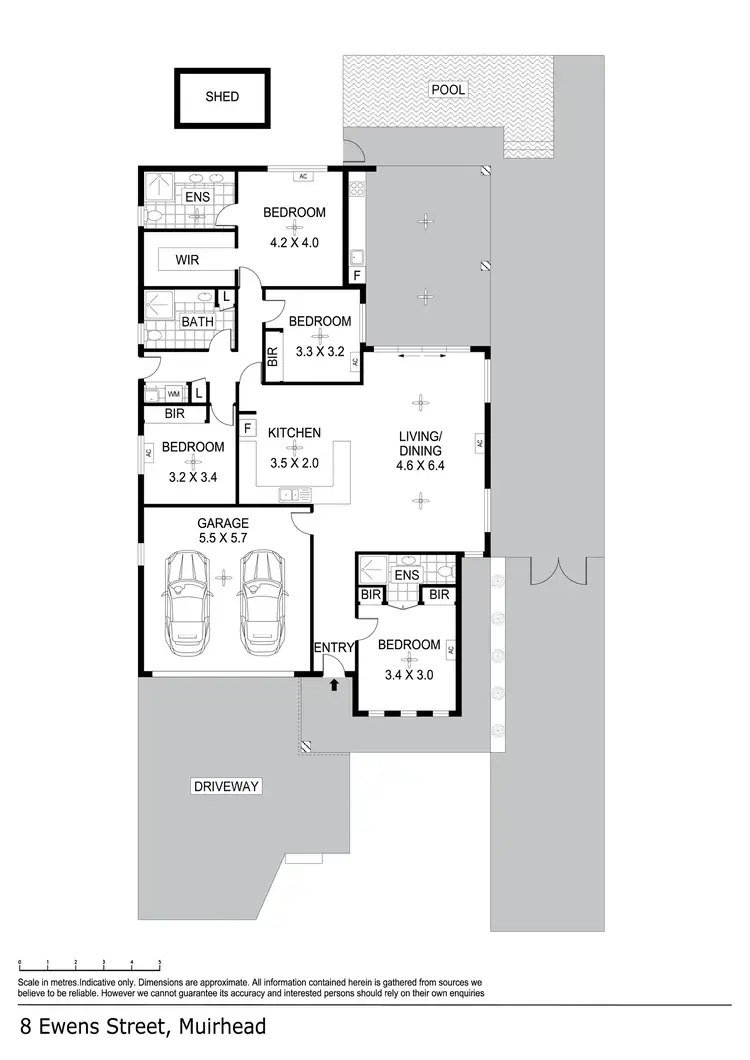 Floorplan of Homely house listing, 8 Ewens Street, Muirhead NT 810
