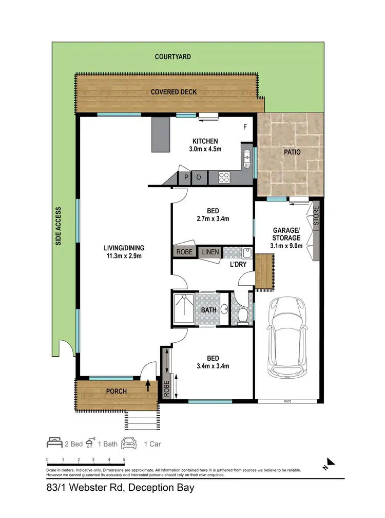 Floorplan of Homely house listing, Villa 83/1 Webster Rd, Deception Bay QLD 4508