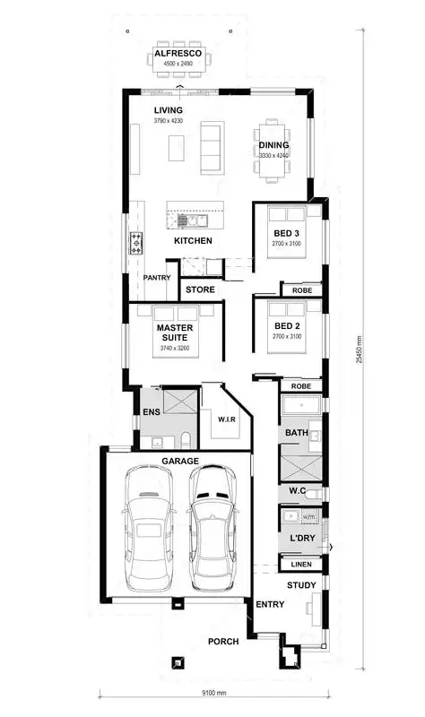 Floorplan of Homely house listing, 11 Isabella Way, Mount Barker SA 5251