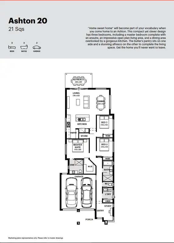 Floorplan of Homely house listing, 3 April Close, Mount Barker SA 5251
