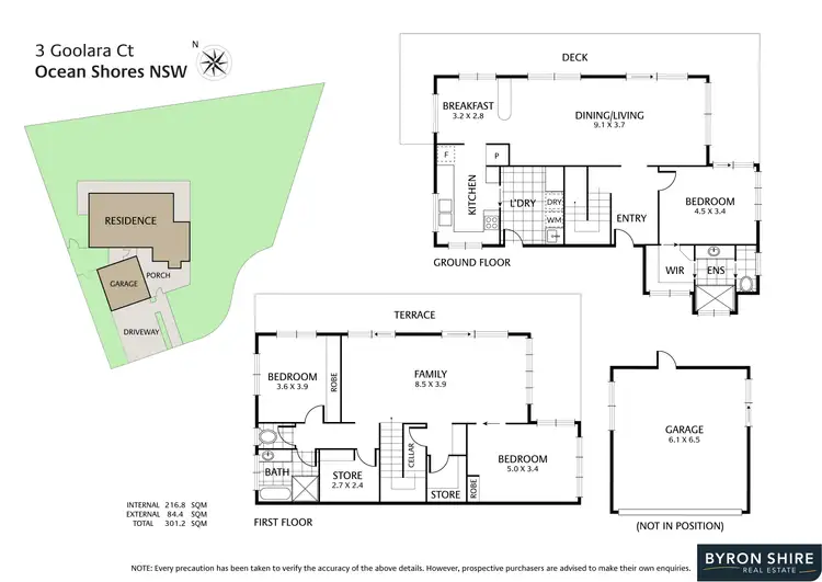 Floorplan of Homely house listing, 3 Goolara Court, Ocean Shores NSW 2483