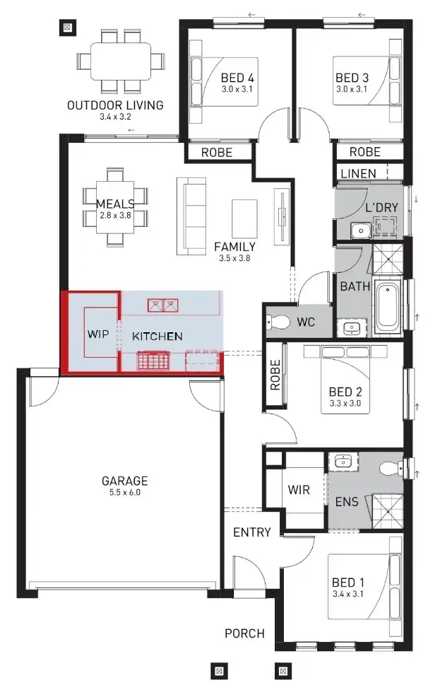 Floorplan of Homely house listing, 52 Dalmatian St, Cranbourne East VIC 3977