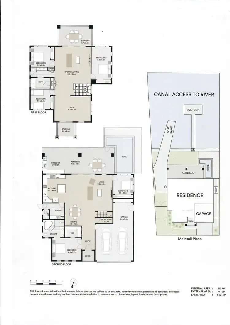Floorplan of Homely house listing, 9 Mainsail Place, West Ballina NSW 2478