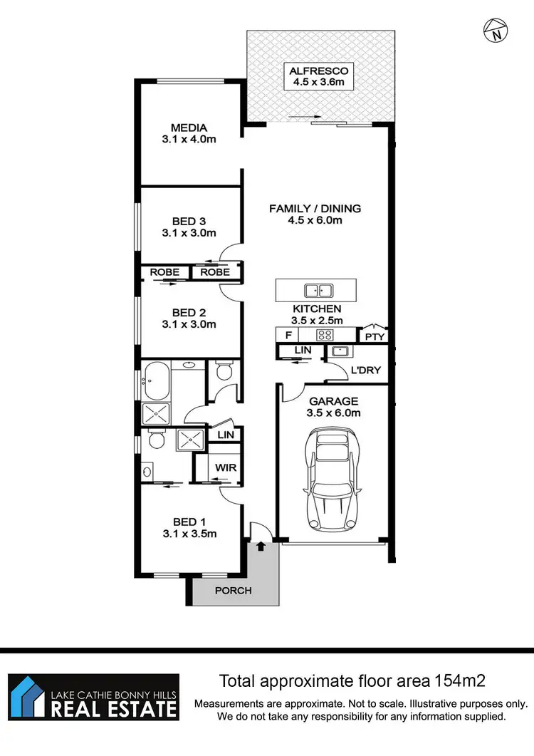 Floorplan of Homely house listing, 80B South Atlantic Dr, Lake Cathie NSW 2445