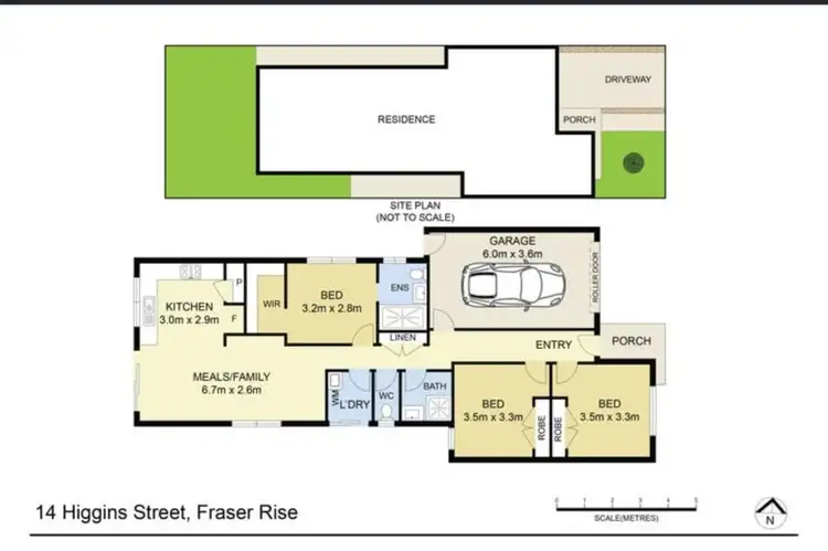 Floorplan of Homely house listing, 14 Higgins Street, Fraser Rise VIC 3336