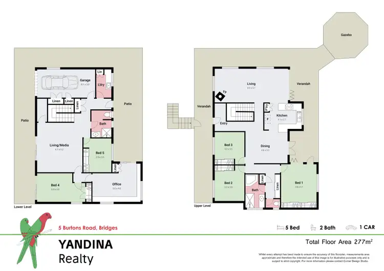 Floorplan of Homely house listing, 5 Burtons Rd, Bridges QLD 4561