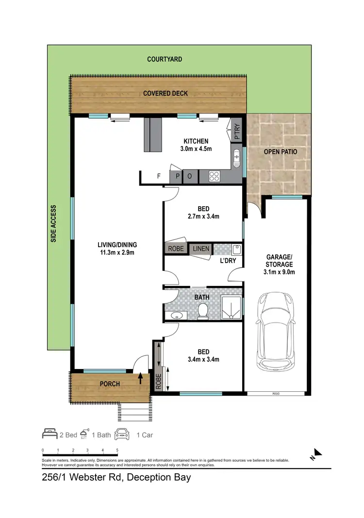 Floorplan of Homely retirement listing, Villa 256/1 Webster Rd, Deception Bay QLD 4508