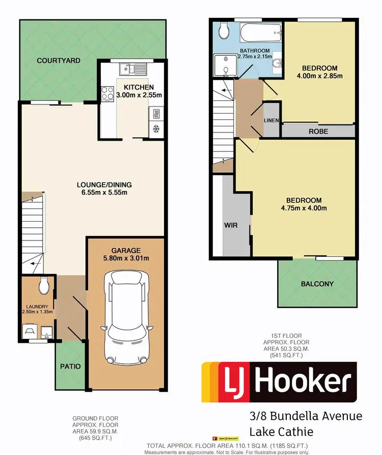 Floorplan of Homely townhouse listing, 3/8 Bundella Avenue, Lake Cathie NSW 2445