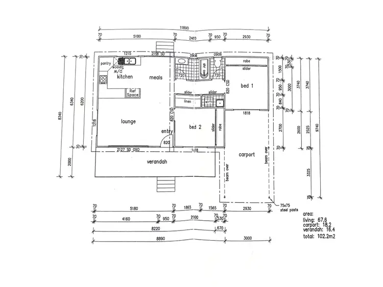 Floorplan of Homely house listing, 63 Francis Rd, Macleay Island QLD 4184