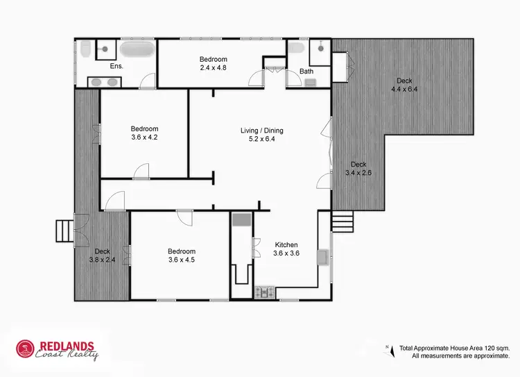 Floorplan of Homely house listing, 180 Lucas Drive, Lamb Island QLD 4184