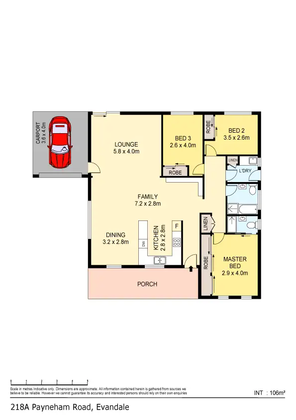Floorplan of Homely house listing, 218A Payneham Rd, Evandale SA 5069