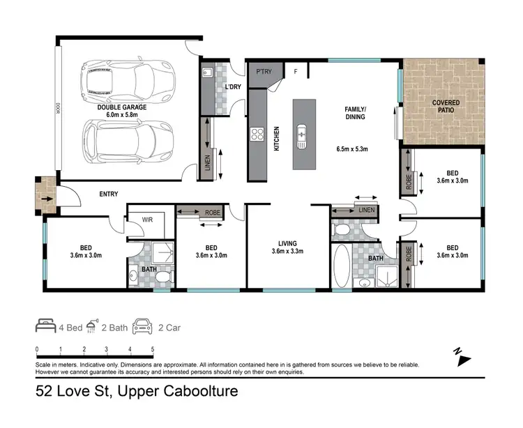 Floorplan of Homely house listing, 52 Love St, Upper Caboolture QLD 4510