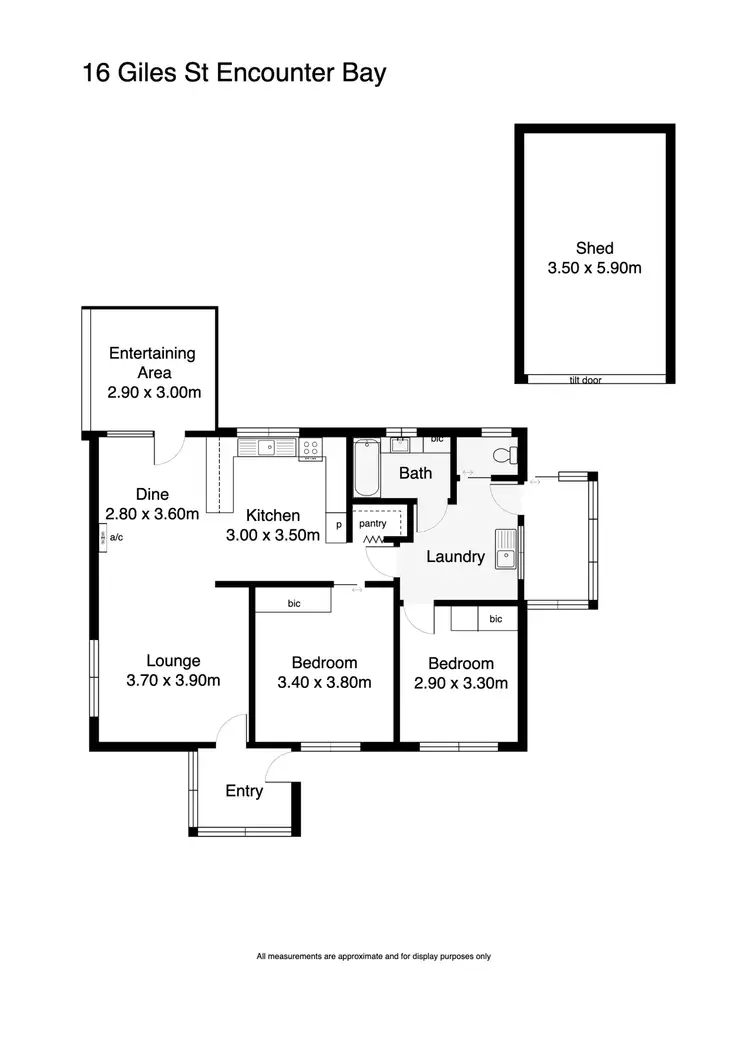 Floorplan of Homely house listing, 16 Giles St, Encounter Bay SA 5211