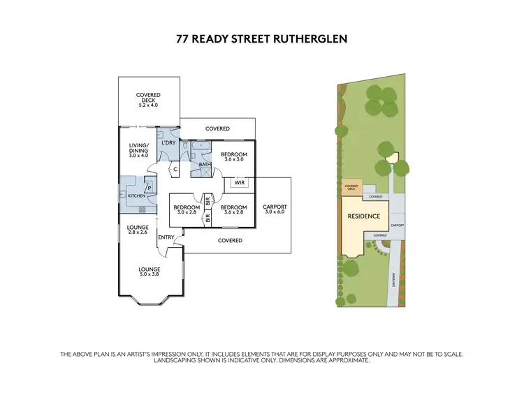 Floorplan of Homely house listing, 77 Ready Street, Rutherglen VIC 3685