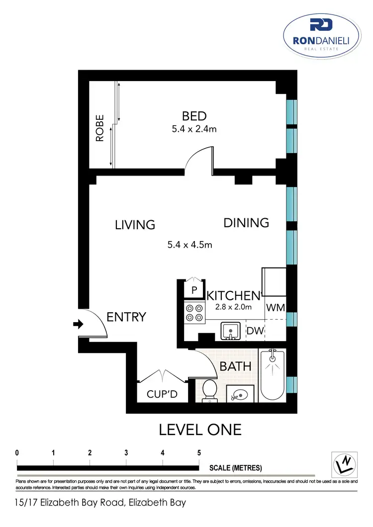 Floorplan of Homely unit listing, Unit 15/17 Elizabeth Bay Rd, Elizabeth Bay NSW 2011