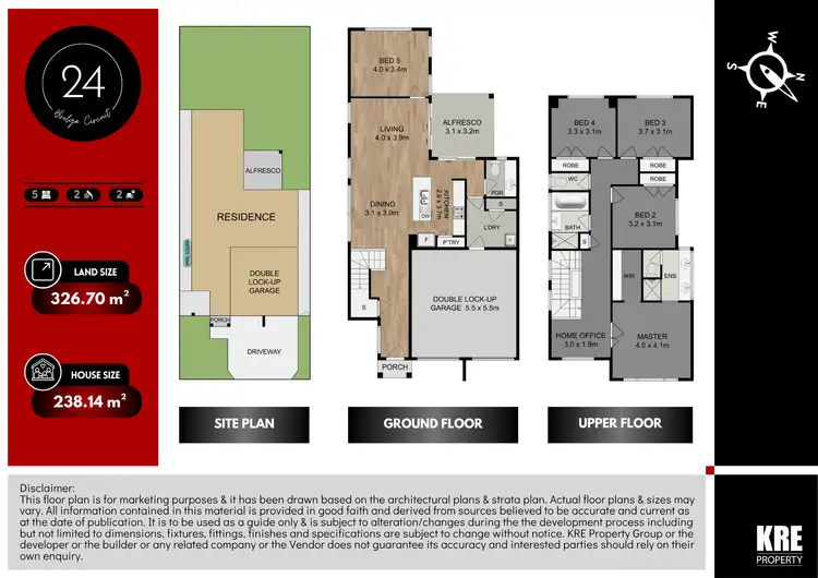 Floorplan of Homely house listing, 24 Brolga Circuit, Marsden Park NSW 2765