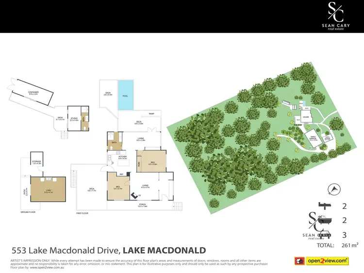 Floorplan of Homely house listing, 553 Lake Macdonald Dr, Lake Macdonald QLD 4563
