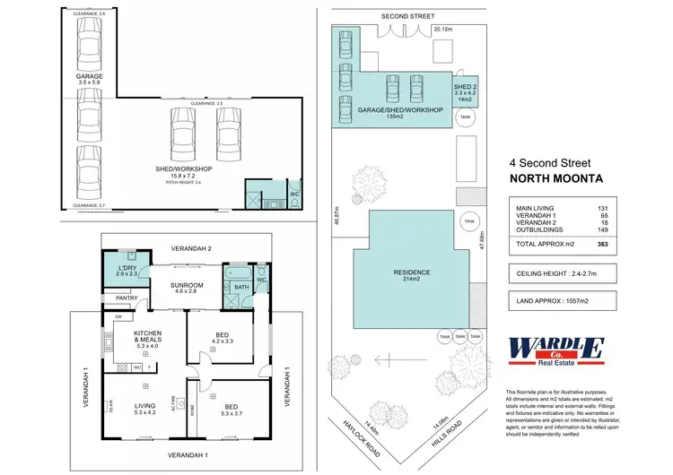 Floorplan of Homely house listing, 4 Second St, North Moonta SA 5558