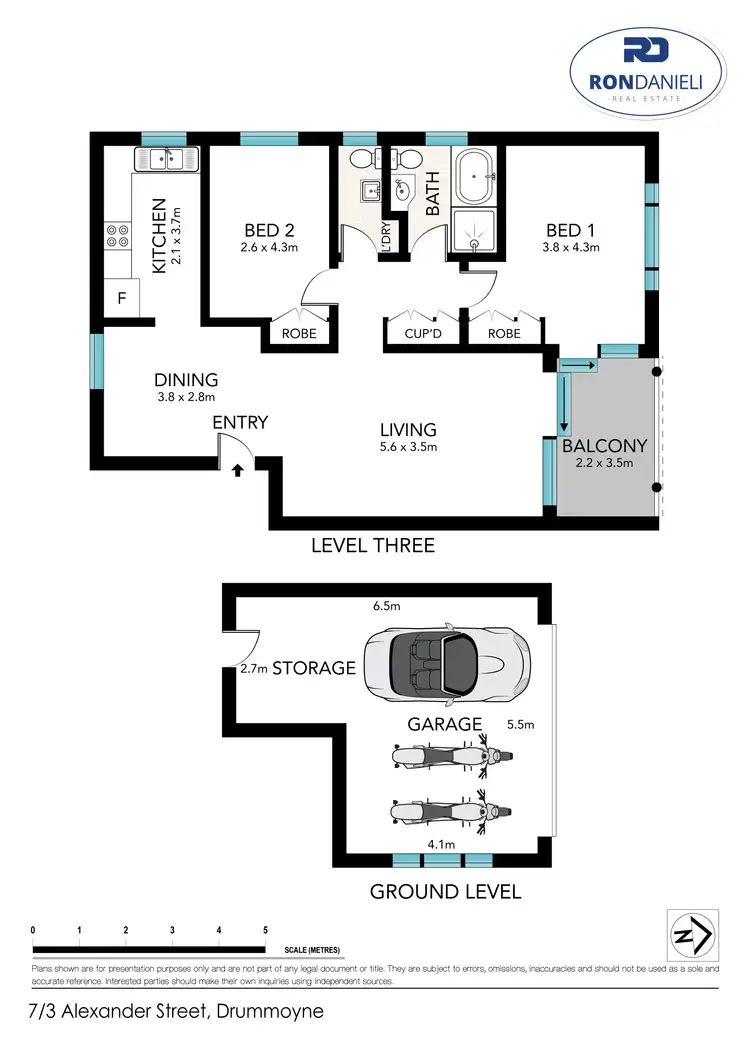 Floorplan of Homely unit listing, Unit 7/3-5 Alexandra St, Drummoyne NSW 2047