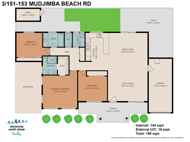 Floorplan of Homely townhouse listing, Unit 3/151-153 Mudjimba Beach Rd, Mudjimba QLD 4564