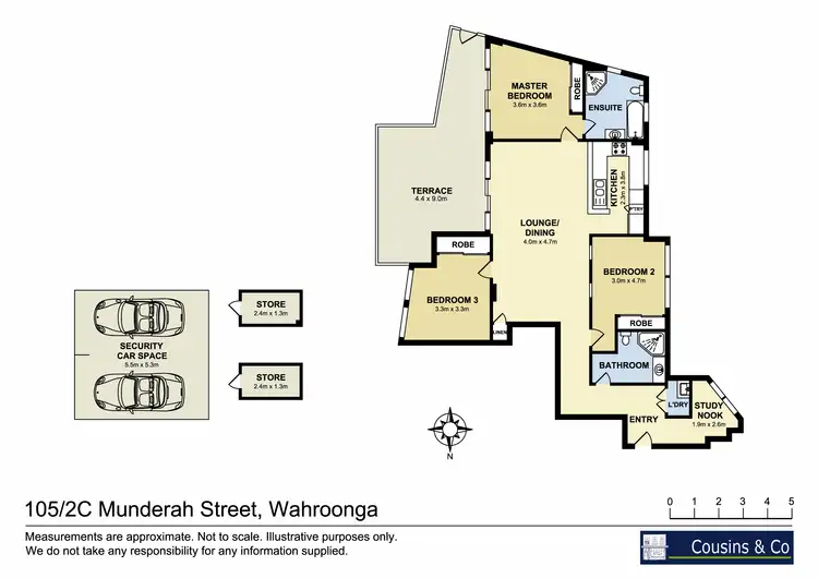 Floorplan of Homely apartment listing, 105/2C Munderah Street, Wahroonga NSW 2076
