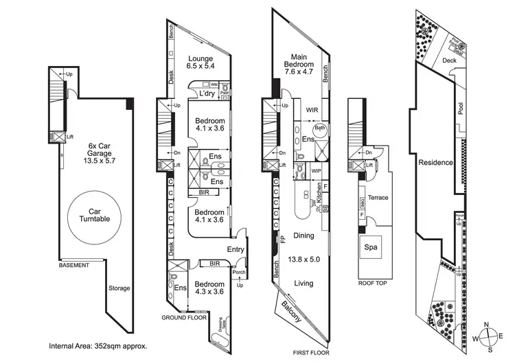 Floorplan of Homely townhouse listing, 383B Beach Road, Beaumaris VIC 3193