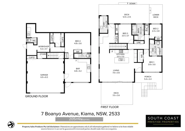 Floorplan of Homely house listing, 7 Boanyo Avenue, Kiama NSW 2533