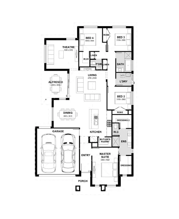 Floorplan of Homely house listing, 12 Linthorp Street, Mount Barker SA 5251