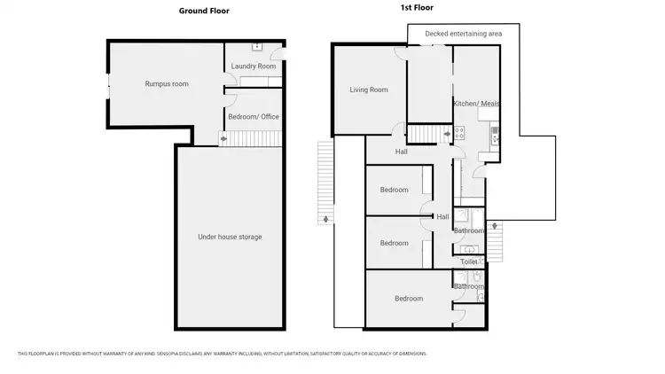 Floorplan of Homely house listing, 24 Byrne St, Stawell VIC 3380