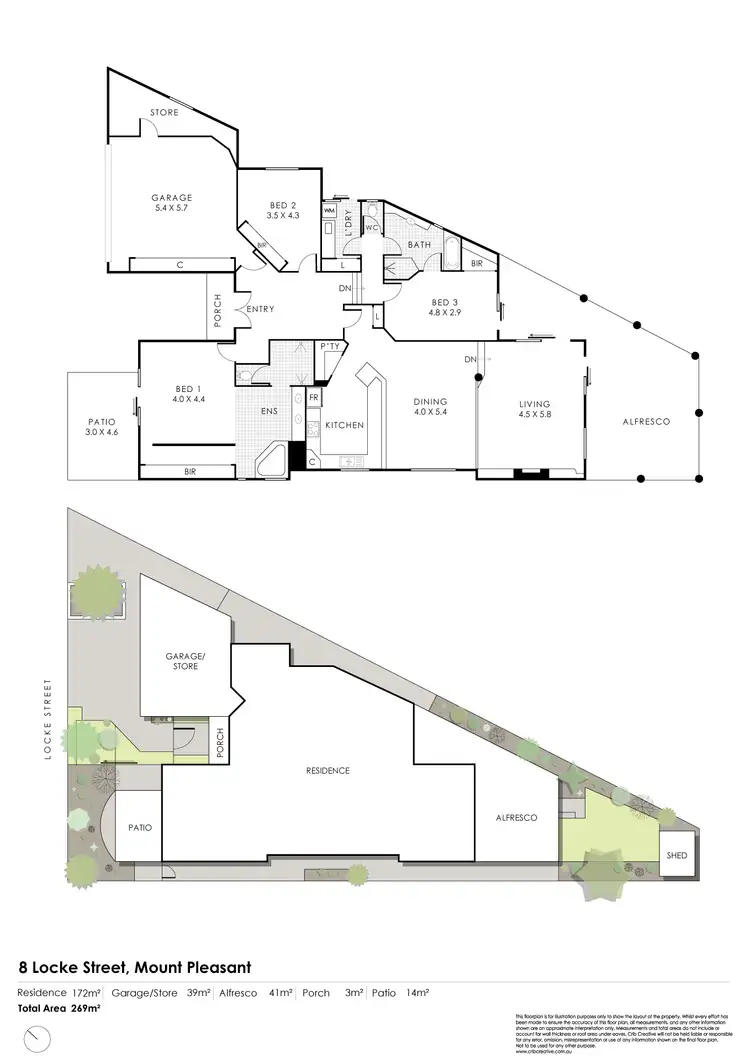 Floorplan of Homely house listing, 8 Locke St, Mount Pleasant WA 6153