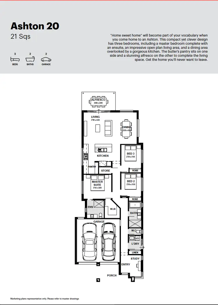 Floorplan of Homely house listing, 18 Cherry Close, Mount Barker SA 5251