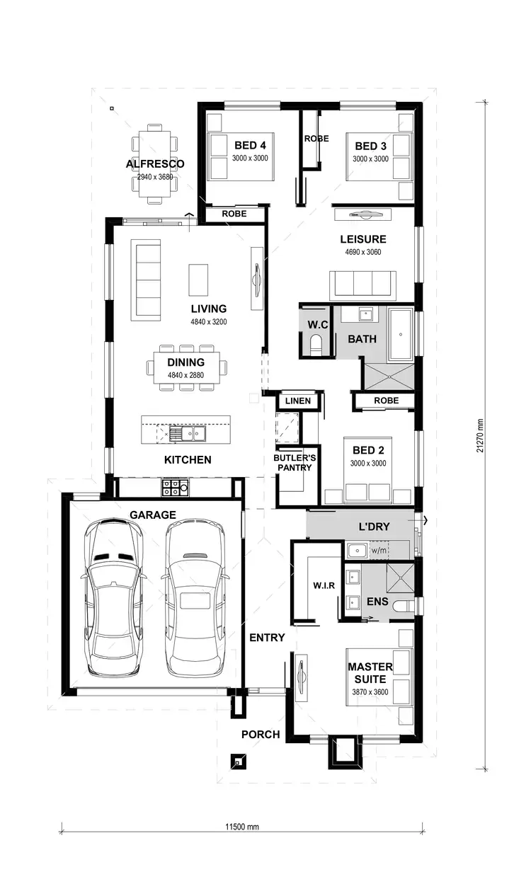 Floorplan of Homely house listing, 16 Linthorp Street, Mount Barker SA 5251