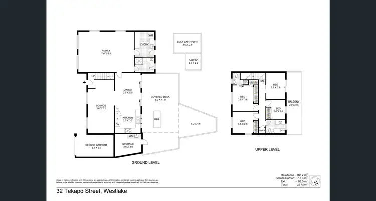 Floorplan of Homely house listing, 32 Tekapo St, Westlake QLD 4074