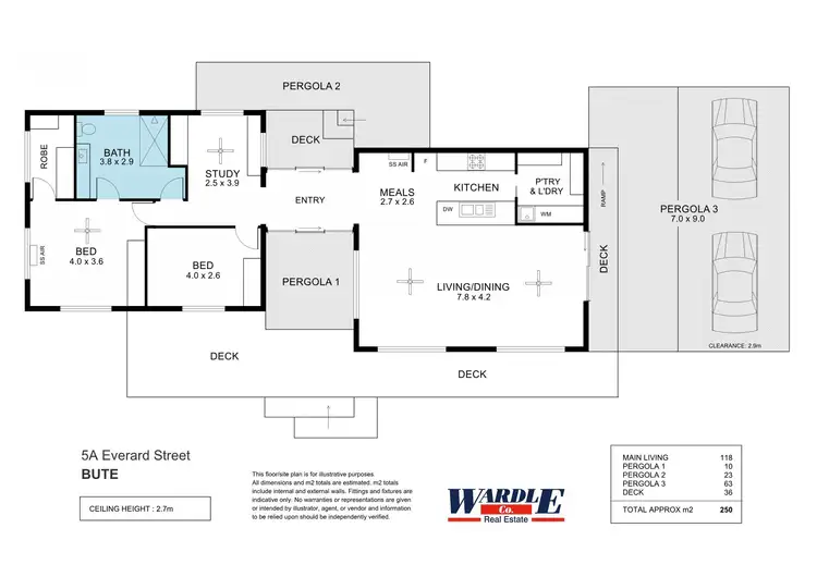 Floorplan of Homely house listing, 5A Everard St, Bute SA 5560