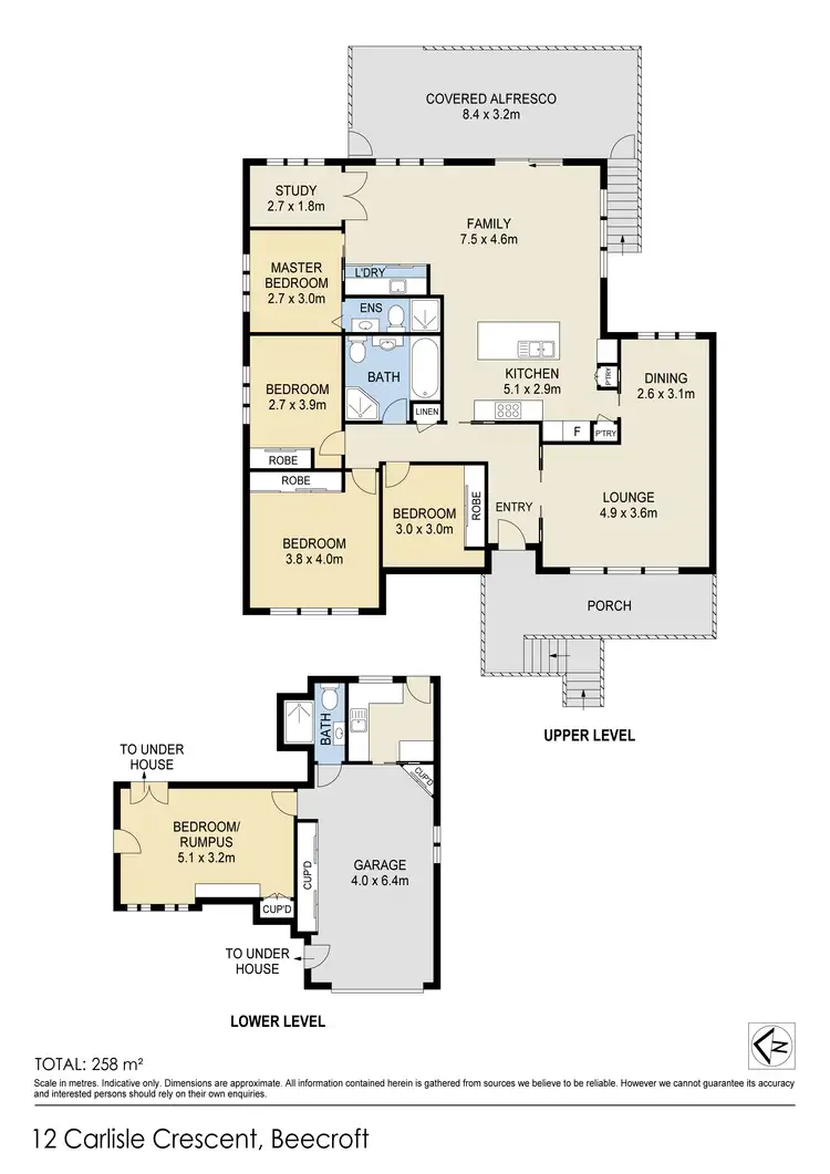 Floorplan of Homely house listing, 12 Carlisle Cres, Beecroft NSW 2119