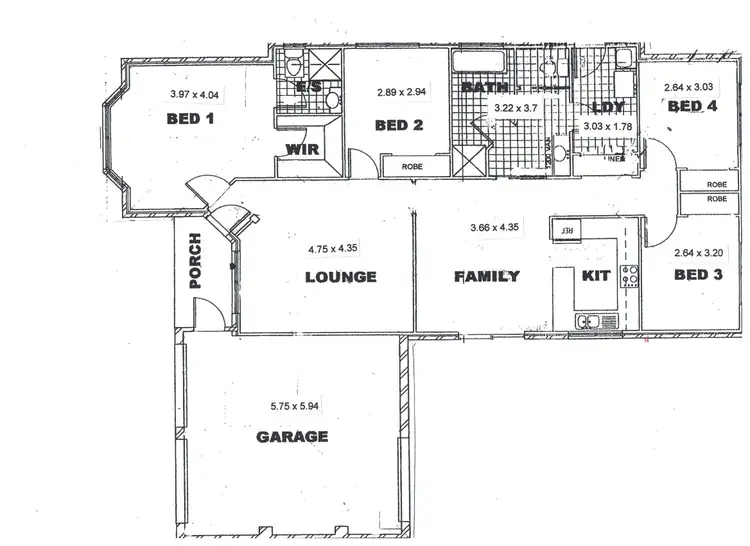 Floorplan of Homely house listing, 40 Emerald Drive, Kelso NSW 2795