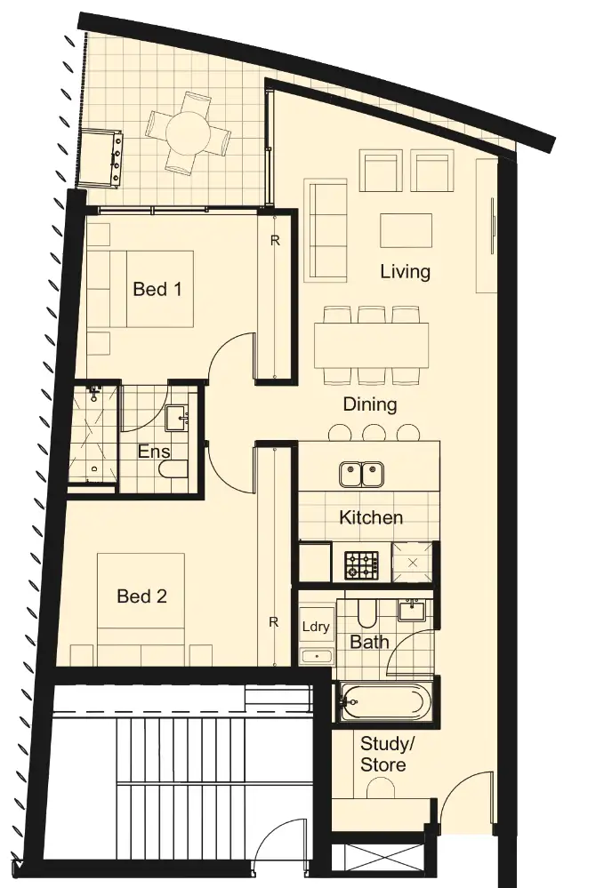 Floorplan of Homely apartment listing, 205/1 Australia Ave, Sydney Olympic Park NSW 2127