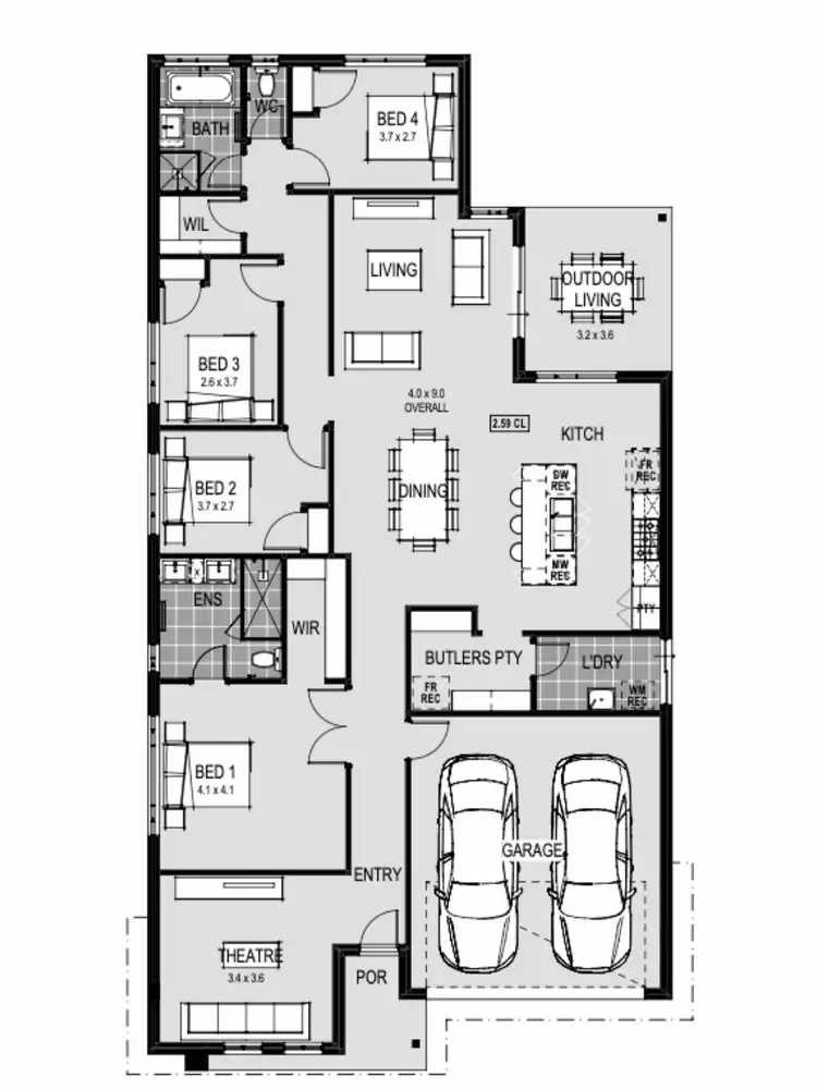 Floorplan of Homely house listing, Lot 67 Farm Way, Kilmore VIC 3764