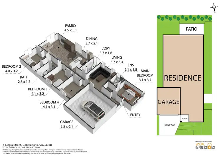 Floorplan of Homely house listing, 4 Kingia Street, Cobblebank VIC 3338