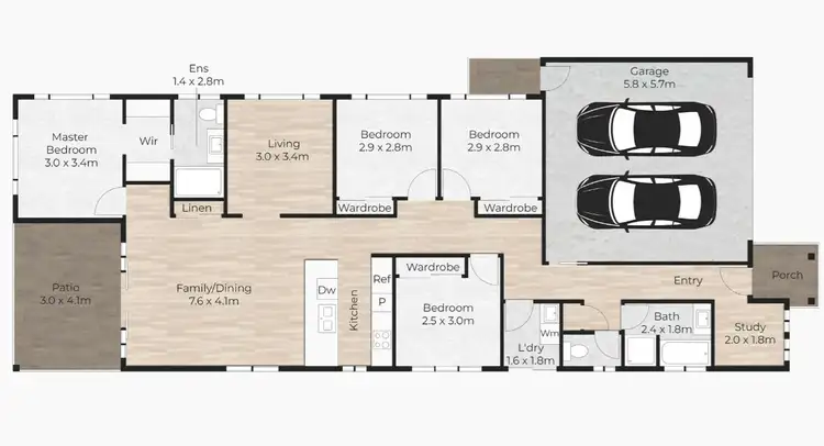 Floorplan of Homely house listing, 19 Eileen Ct, Logan Reserve QLD 4133