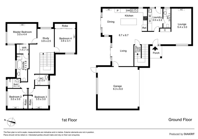 Floorplan of Homely townhouse listing, 46A Military Road, Avondale Heights VIC 3034