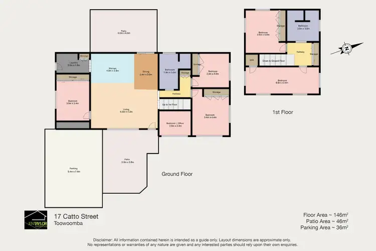 Floorplan of Homely house listing, 17 Catto St, Centenary Heights QLD 4350